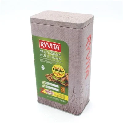 500g tējas dubultā vāka dzelzs kaste